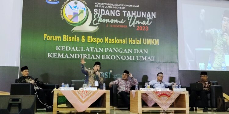 DPP Al-Ittihadiyah Hadiri Sidang Tahunan Ekonomi Umat 2023, Komisi Pemberdayaan Ekonomi Umat MUI